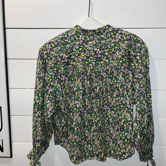 Maeve Anthropologie Ashleigh floral puff sleeve size xs - Picture 2 of 7